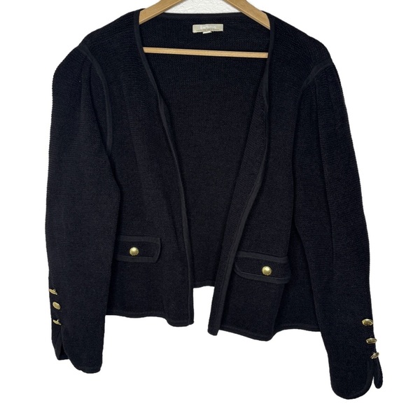 Barbour Modern Heritage | Loretta Knit Blazer Jacket Black | Size 12 - Picture 1 of 7